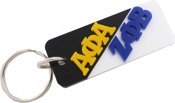 View Buying Options For The Alpha Phi Alpha + Zeta Phi Beta Two Group Split Key Chain
