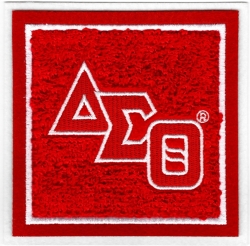 View Buying Options For The Delta Sigma Theta Chenille Drink Coaster Set [Pre-Pack]