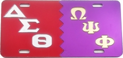 View Buying Options For The Delta Sigma Theta + Omega Psi Phi Split Mirror License Plate