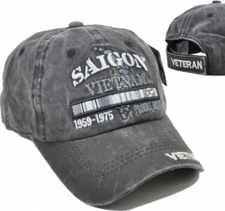 View Buying Options For The Saigon Vietnam Veteran Tonal Pigment Washed Cotton Mens Cap
