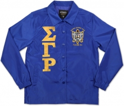 View Buying Options For The Big Boy Sigma Gamma Rho Divine 9 Waterproof Ladies Coach/Line Jacket