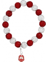 View Buying Options For The Delta Sigma Theta Crest Stone Bead Bracelet