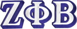 View Buying Options For The Zeta Phi Beta 3D Letters Iron-On Patch Set