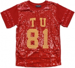 View Buying Options For The Big Boy Tuskegee Golden Tigers S2 Ladies Sequins Tee