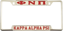 View Buying Options For The Kappa Alpha Psi Phi Nu Pi License Plate Frame