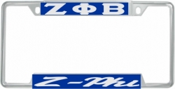 View Buying Options For The Zeta Phi Beta Z-Phi License Plate Frame