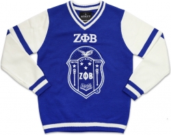 View Buying Options For The Big Boy Zeta Phi Beta Divine 9 S4 Ladies V-Neck Sweater