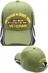 View Buying Options For The Vietnam + Desert Storm Veteran Edge Design Mens Cap