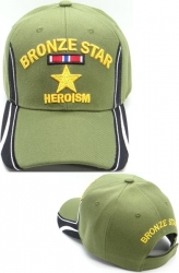 View Buying Options For The Bronze Star of Heroism Edge Design Mens Cap