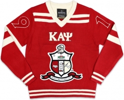 View Buying Options For The Big Boy Kappa Alpha Psi Divine 9 S4 Mens V-Neck Heavy Sweater