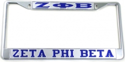 View Buying Options For The Zeta Phi Beta Classic License Plate Frame