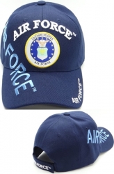 View Buying Options For The Air Force Emblem Shadow Text Mens Cap