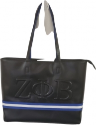 View Buying Options For The Buffalo Dallas Zeta Phi Beta Embossed Tote Bag