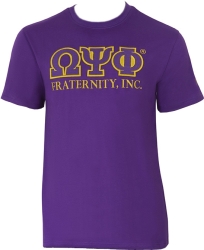 View Buying Options For The Omega Psi Phi Cotton Luxury Mens Tee