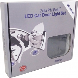 View Buying Options For The Zeta Phi Beta Original Crest LED Car Door Light Set [Pre-Pack]
