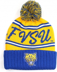 View Buying Options For The Big Boy Fort Valley State Wildcats S252 Beanie With Ball