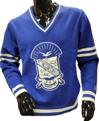 View Buying Options For The Buffalo Dallas Phi Beta Sigma Chenille V-Neck Varsity Sweater