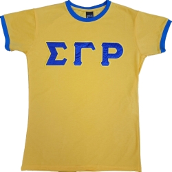 View Buying Options For The Sigma Gamma Rho Ladies Ringer Tee