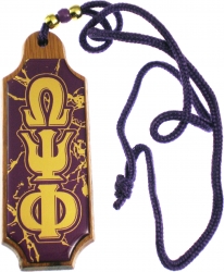 View Buying Options For The Omega Psi Phi Domed Wood Medallion