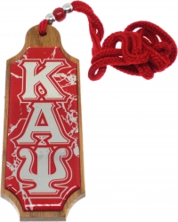 View Buying Options For The Kappa Alpha Psi Domed Wood Medallion