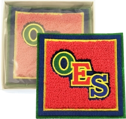 View Buying Options For The Eastern Star Chenille Drink Coaster Set [Pre-Pack]