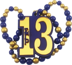 View Buying Options For The Sigma Gamma Rho Wood Color Bead Tiki Line #13 Medallion