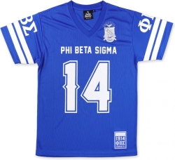 View Buying Options For The Big Boy Phi Beta Sigma Divine 9 S2 Mens Football Jersey Tee