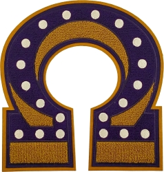View Buying Options For The Omega Psi Phi Pearl Symbol Chenille Iron-On Patch