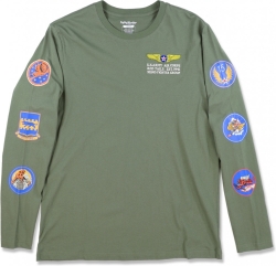 View Buying Options For The Big Boy Tuskegee Airmen Insignia S2 Mens Long Sleeve Tee