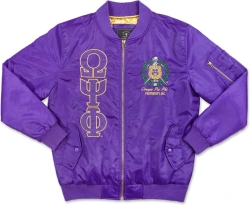 View Buying Options For The Big Boy Omega Psi Phi Divine 9 S3 Mens Bomber Jacket
