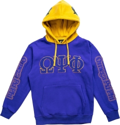 View Buying Options For The Legacy Tradition Omega Psi Phi Chenille Embroidered Mens Hoodie