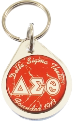 View Buying Options For The Delta Sigma Theta Domed Key Chain