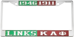 View Buying Options For The Links + Kappa Alpha Psi Split License Plate Frame