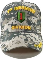 View Buying Options For The 1st Infantry Division C1260 Side Shadow Mens Cap