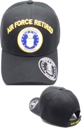 View Buying Options For The Air Force Retired Arch Text Shadow On Bill Mens Cap