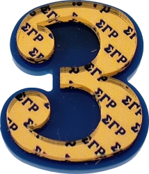 View Buying Options For The Sigma Gamma Rho Acrylic Line #3 Pin