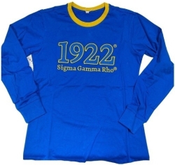 View Buying Options For The Sigma Gamma Rho 1922 Cotton Long-Sleeve Ladies Shirt