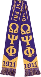 View Buying Options For The Big Boy Omega Psi Phi Divine 9 S7 Scarf