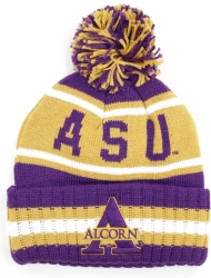 View Buying Options For The Big Boy Alcorn State Braves S254 Beanie With Ball