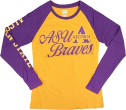 View Buying Options For The Big Boy Alcorn State Braves S4 Womens Long Sleeve Tee