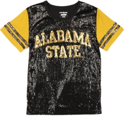 View Buying Options For The Big Boy Alabama State Hornets S6 Ladies Sequins Tee
