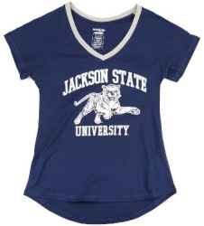 View Buying Options For The Big Boy Jackson State Tigers S3 Ladies V-Neck Tee