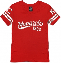 View Buying Options For The Big Boy Kansas City Monarchs NLBM Ladies Foil Jersey Tee