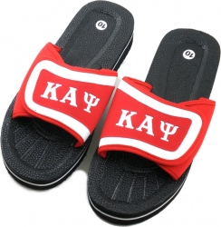 View Buying Options For The Buffalo Dallas Kappa Alpha Psi Strapped Slider Flip Flops
