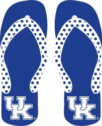 View Buying Options For The University of Kentucky Flip Flops UK Logo Decal Sticker