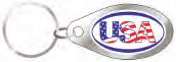 View Buying Options For The United States Flag Domed USA Mirror Keychain