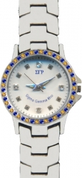 View Buying Options For The Sigma Gamma Rho Austrian Crystal Ladies Watch