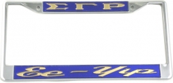 View Buying Options For The Sigma Gamma Rho Ee-Yip License Plate Frame