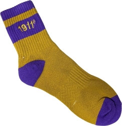 View Buying Options For The Omega Psi Phi Quarter Socks