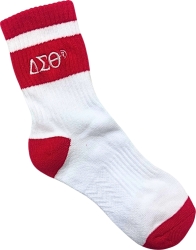View Buying Options For The Delta Sigma Theta Quarter Socks